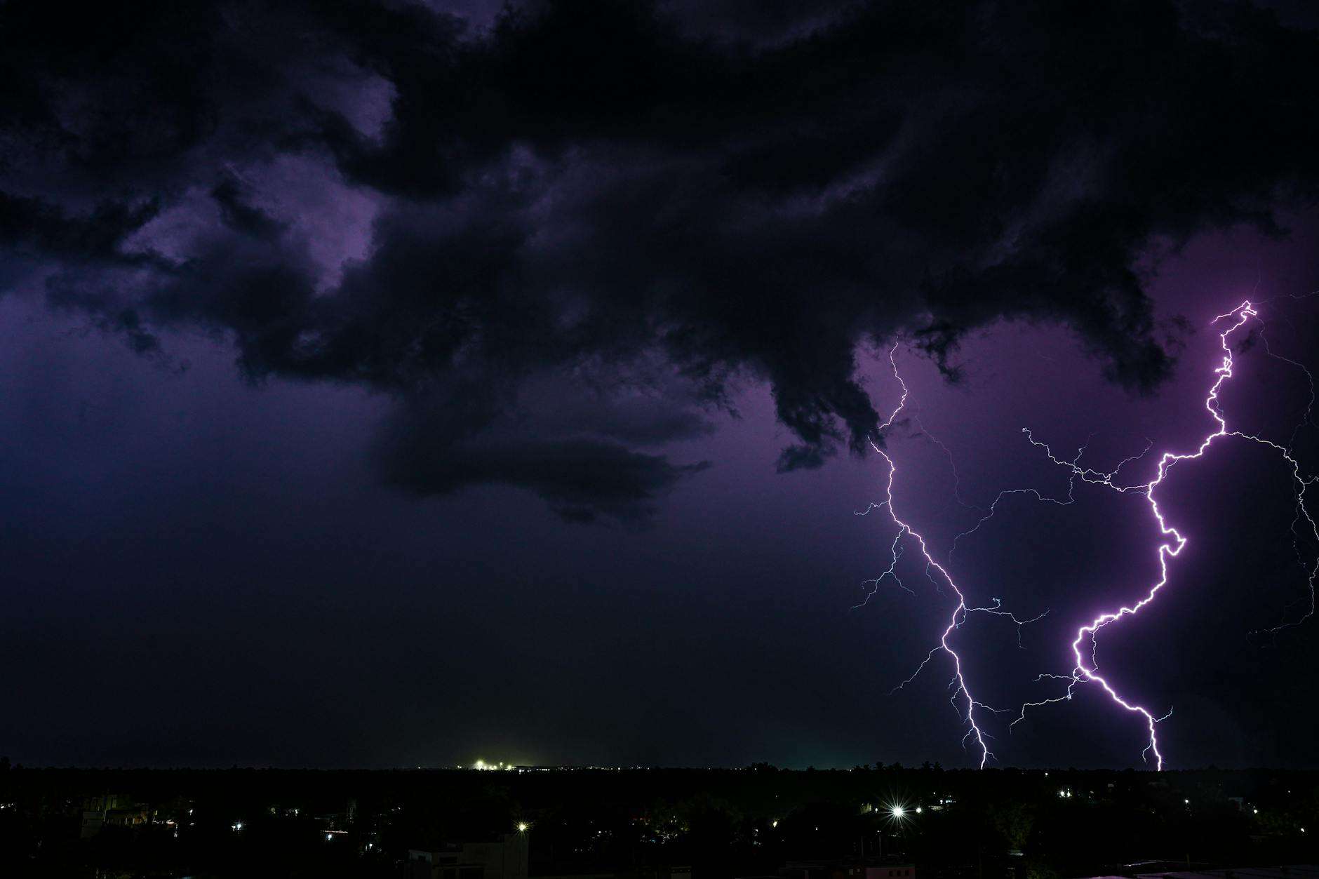 Summer storm that can cause business power outages