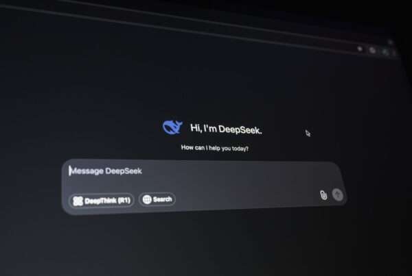 AI Phone Answering: How It Works and Why Your Business Needs It 5 A digital AI assistant interface on screen representing AI-powered phone answering technology