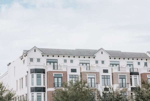 Modern multi-story apartment building representing Cytranet's MDU internet and managed Wi-Fi services for multi-dwelling units