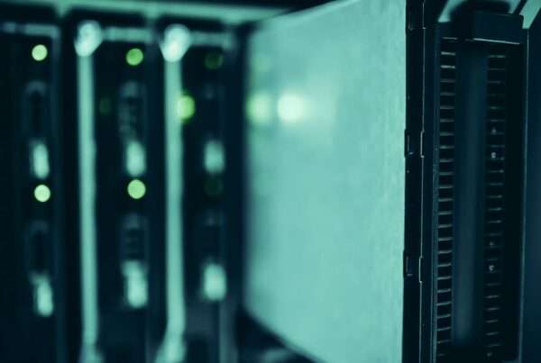 Secure enterprise cloud data center server racks powering Cytranet cloud database and hosting services