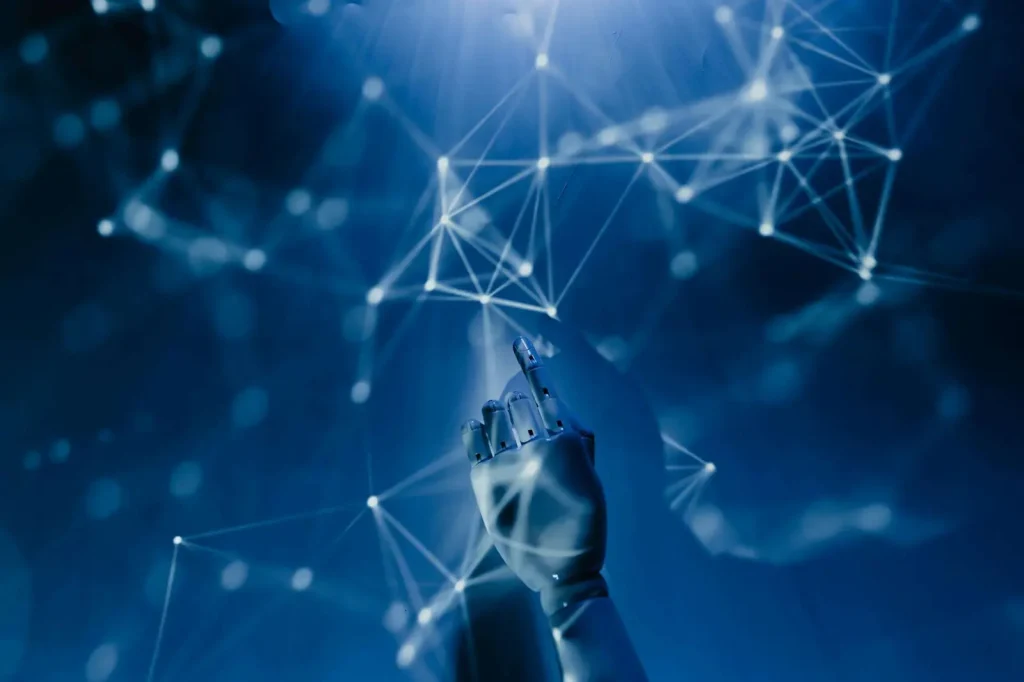 Fiber internet technology infrastructure supporting AI and edge computing for business growth