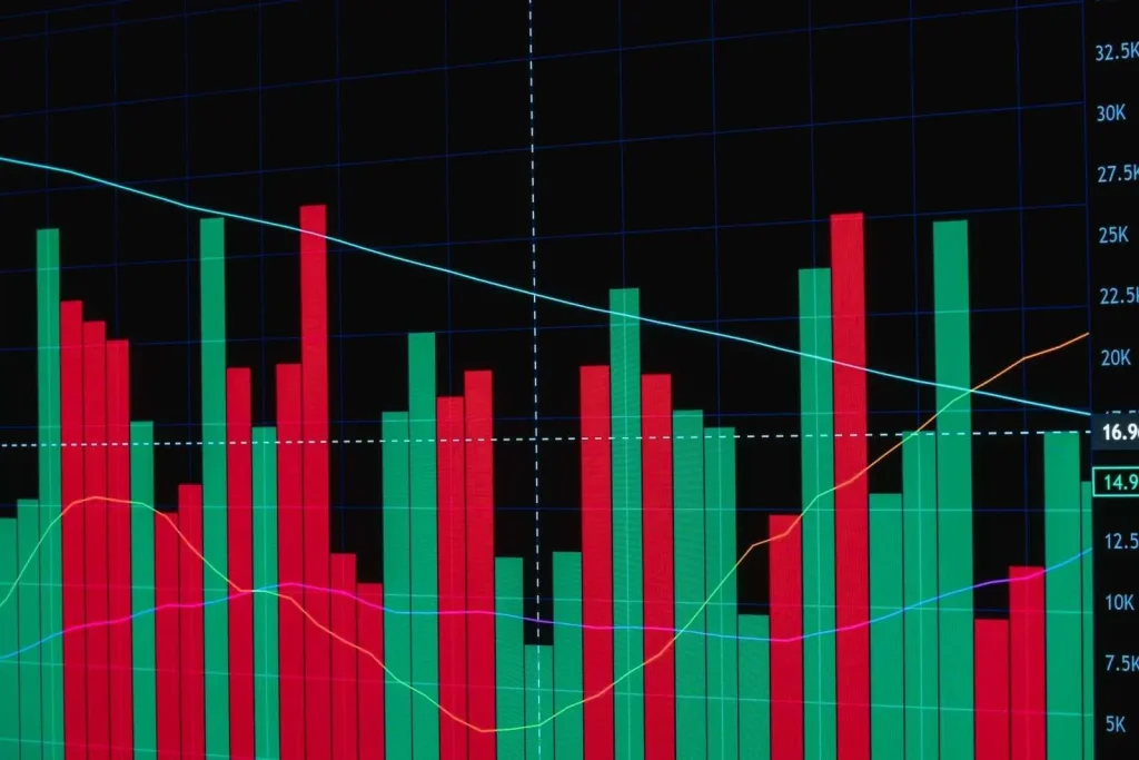 Computer screen showing a phone system report with call volume by hour and missed call trends used for staff scheduling